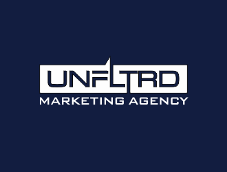 UNFLTRD Marketing Agency  logo design by M J