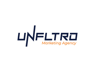 UNFLTRD Marketing Agency  logo design by gateout