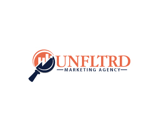 UNFLTRD Marketing Agency  logo design by webmall