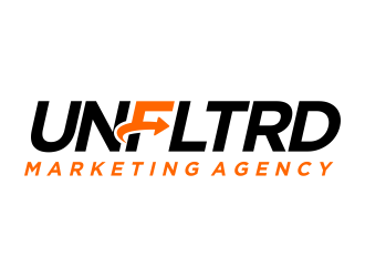 UNFLTRD Marketing Agency  logo design by roulez