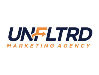 UNFLTRD Marketing Agency  logo design by roulez