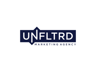 UNFLTRD Marketing Agency  logo design by mukleyRx