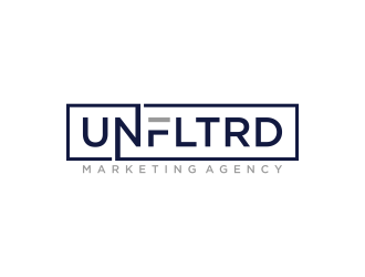 UNFLTRD Marketing Agency  logo design by mukleyRx