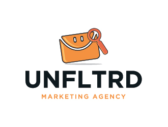 UNFLTRD Marketing Agency  logo design by Fear