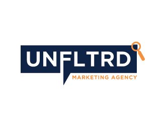 UNFLTRD Marketing Agency  logo design by Fear