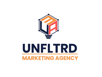 UNFLTRD Marketing Agency  logo design by drifelm