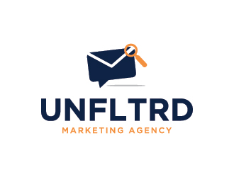 UNFLTRD Marketing Agency  logo design by Fear