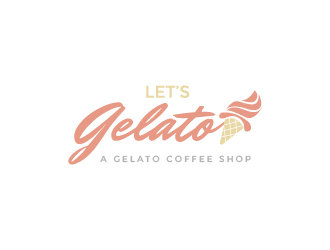 Lets Gelato logo design by graphica