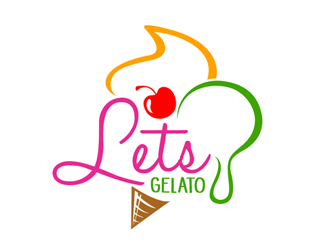 Lets Gelato logo design by ingepro