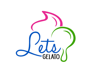 Lets Gelato logo design by ingepro