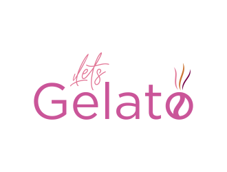 Lets Gelato logo design by mbah_ju