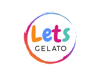 Lets Gelato logo design by keylogo