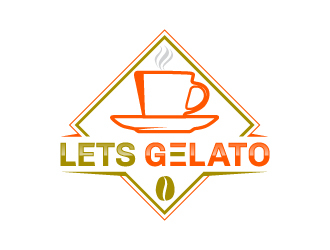 Lets Gelato logo design by uttam