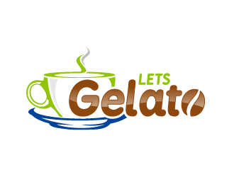 Lets Gelato logo design by uttam