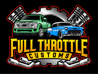 Full Throttle Customs logo design - 48hourslogo.com