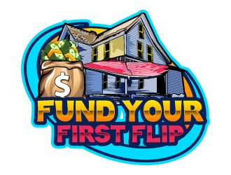 FUND YOUR FIRST FLIP logo design by uttam