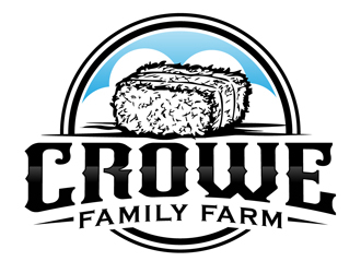 Crowe Family Farm logo design by DreamLogoDesign