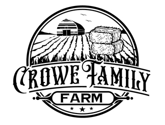 Crowe Family Farm logo design by DreamLogoDesign