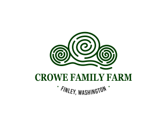 Crowe Family Farm logo design by FloVal