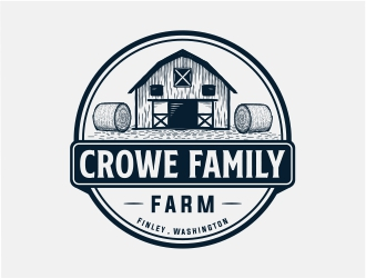 Crowe Family Farm logo design by Mardhi