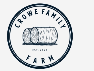 Crowe Family Farm logo design by Alfatih05