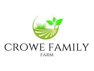 Crowe Family Farm logo design by jetzu