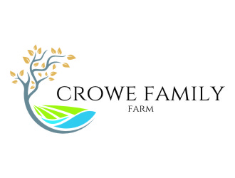 Crowe Family Farm logo design by jetzu