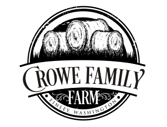 Crowe Family Farm logo design by coco