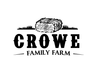 Crowe Family Farm logo design by Erasedink