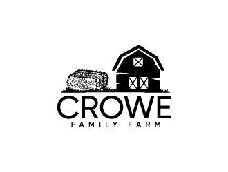 Crowe Family Farm logo design by Erasedink