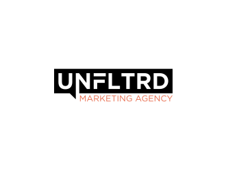 UNFLTRD Marketing Agency  logo design by sodimejo