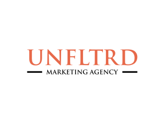 UNFLTRD Marketing Agency  logo design by sodimejo