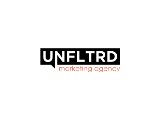 UNFLTRD Marketing Agency  logo design by sodimejo