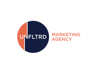 UNFLTRD Marketing Agency  logo design by Inaya