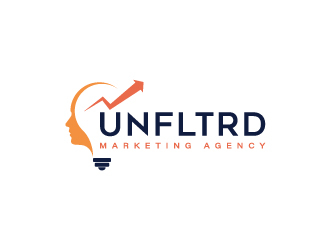 UNFLTRD Marketing Agency  logo design by dgawand