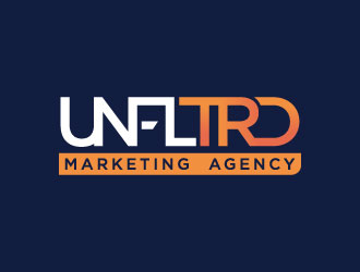 UNFLTRD Marketing Agency  logo design by bernard ferrer