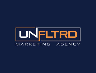 UNFLTRD Marketing Agency  logo design by bernard ferrer