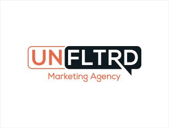 UNFLTRD Marketing Agency  logo design by Shabbir