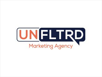 UNFLTRD Marketing Agency  logo design by Shabbir