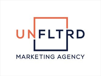 UNFLTRD Marketing Agency  logo design by Shabbir