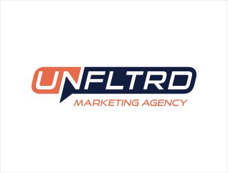 UNFLTRD Marketing Agency  logo design by Shabbir