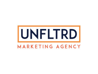 UNFLTRD Marketing Agency  logo design by aryamaity