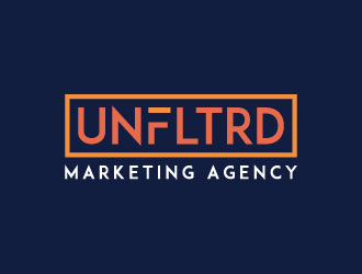 UNFLTRD Marketing Agency  logo design by aryamaity