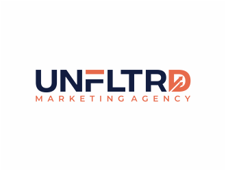 UNFLTRD Marketing Agency  logo design by mutafailan