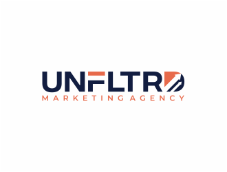 UNFLTRD Marketing Agency  logo design by mutafailan