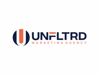 UNFLTRD Marketing Agency  logo design by mutafailan