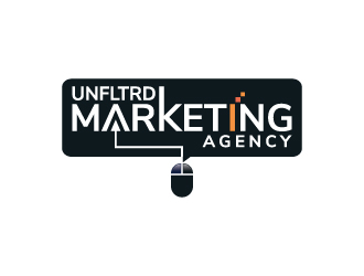 UNFLTRD Marketing Agency  logo design by DreamCather