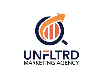 UNFLTRD Marketing Agency  logo design by neonlamp