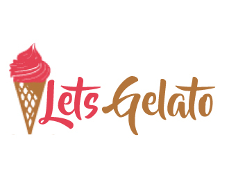 Lets Gelato logo design by AamirKhan