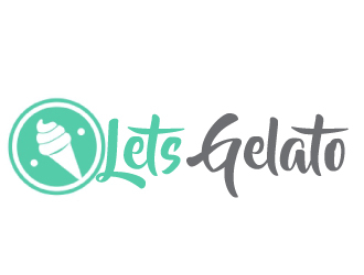 Lets Gelato logo design by AamirKhan